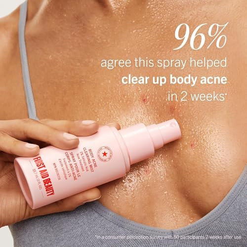 First Aid Beauty Body Acne Spray, 2% Salicylic Acid, 3 oz