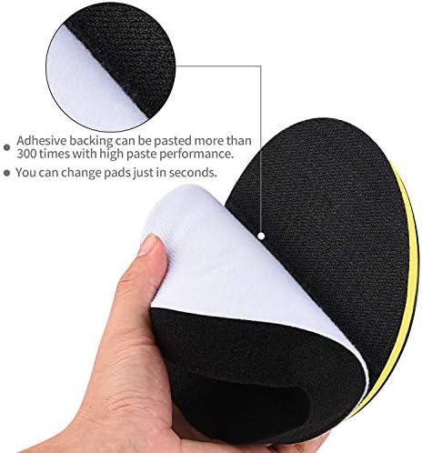 Kshineni 5 Inch(125 mm) Drill Polishing Pads 11 Pcs Car Polishers and Buffers Compound Buffing Kits Drill Attactment for Auto Polisher,Sanding,Waxing