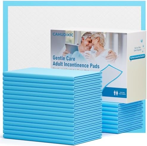 Bed Pads Disposable Adult 40"x40" 60 Count, Extra Large Chucks Incontinence Underpads, Super Absorbent & Leakproof Chux Pads, Pee Pads for Pets, Adults & Kids, Puppy Training Pads