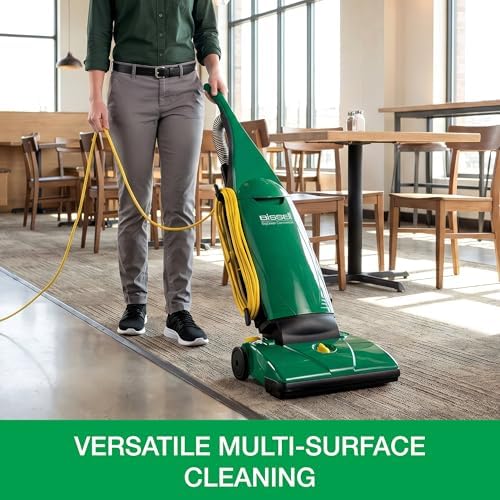 BISSELL BigGreen Commercial PowerForce Bagged Lightweight, Upright, Industrial, Vacuum Cleaner, BGU1451T