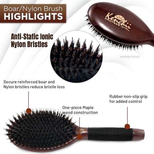 Dog & Cat Grooming Brush, Large, Non-Slip Grip
