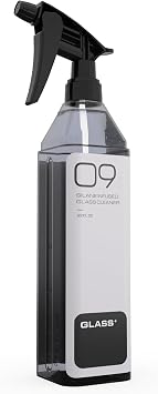 GREYSCALE No. 09 GLASS+ Ceramic Glass Cleaner (22 oz) – Silane-Infused, Streak-Free Hydrophobic Cleaner for Automotive W