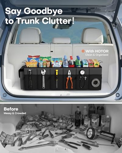 Trunk Organizer, Sturdy Foldable with Cooler for Car, Sudan & SUV