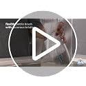 5 Pack Bottle Brush Cleaning Set with Storage Holder, White
