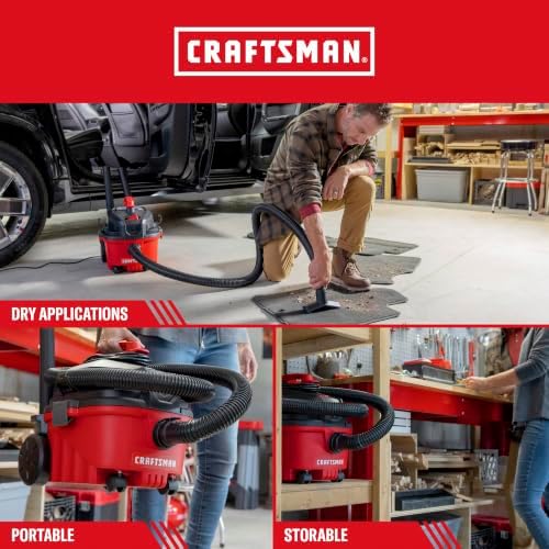 CMXEVBE17040 4 Gallon 5.0 Peak HP Wet Dry Shop Vacuum