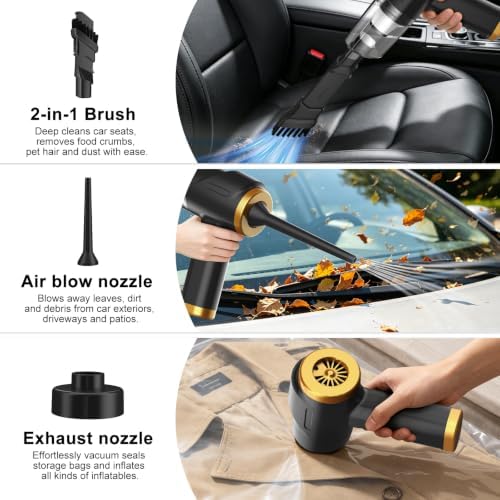 Handheld Vacuum, Small Car Vacuum, Cordless & Lightweight