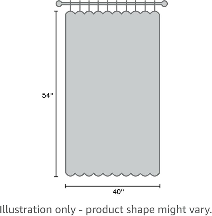 MIULEE Set of 2 French Door Sheer Curtains Light Filtering Window Treatment Curtains for Glass Door with Tieback 2 Panels, 54 W x 40 L, White