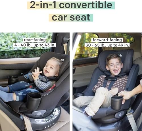 Chili Spin SI 360 Rotating Convertible Car Seat, 2-in-1 Rear & Forward