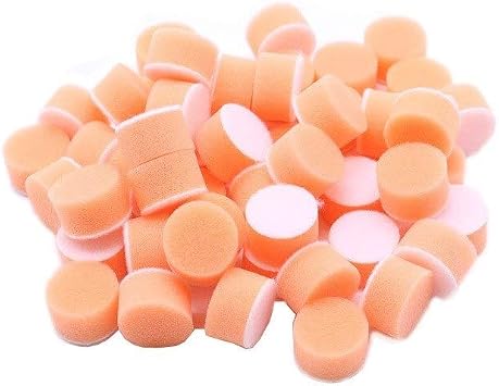 PYouo-mini Polisher Pads, 50pcs Car Polisher 25mm Polishing Buffing Kit, 1 inch Polishing Pad, Detail Polisher Wax Hand 