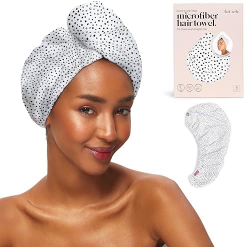 Microfiber Hair Towel Wrap for Women – Micro Dot