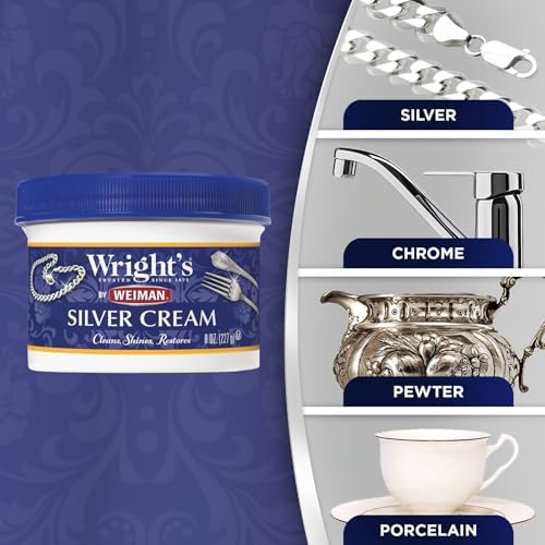 By Weiman Silver Cleaner and Polish Cream with Polishing Cloth