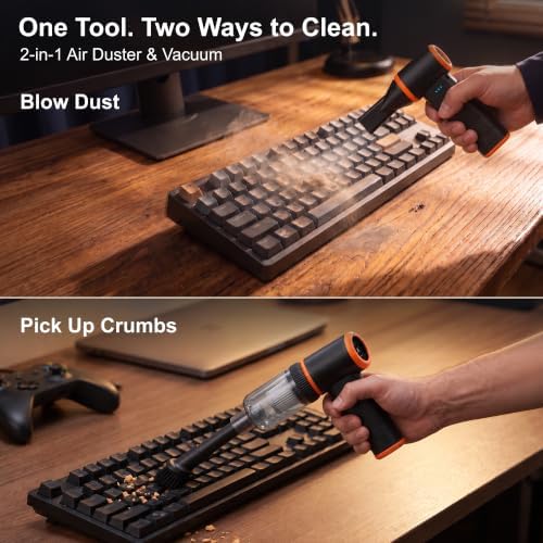 X211 Compressed Air Duster and Mini Vacuum