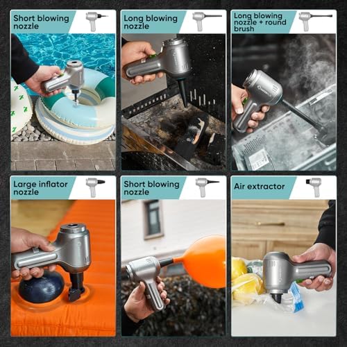 Car Vacuum Cleaner-Wireless Handheld Car Vacuums with Best Suction,Brushless Motor 12000PA Maximum Power,3 in 1 Mini Portable Vacuum Cleaner Cordless for Home,Office,Kitchen,Cars