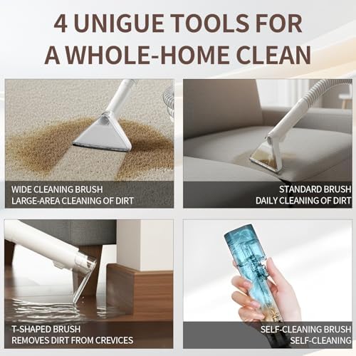 Portable Spot Cleaner, Handheld Wet Vacuum Cleaner for Pet Stains