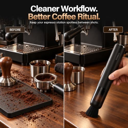 Barista Coffee Vacuum Cleaner for Coffee Grinders & Espresso Machines