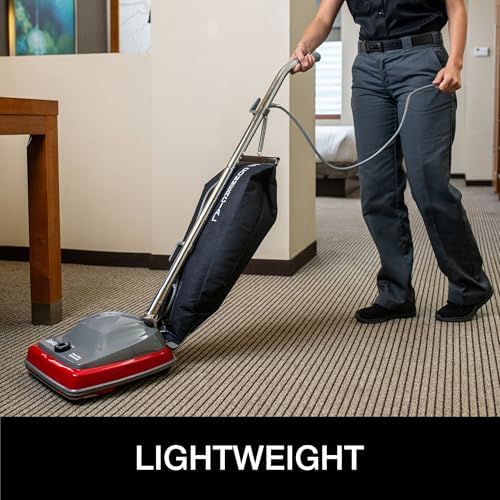 SC679K Tradition Upright Commercial Bagged Vacuum, Red