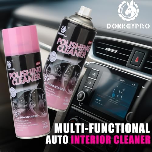 Interior Car Cleaner & Polishing Detailer Spray, 3x15 Oz