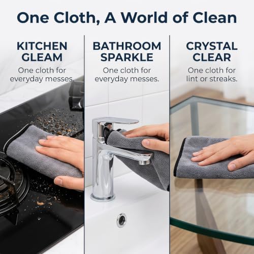 Jeaver Window Cleaning Cloth XXL, Jeaver Microfiber Cleaning Cloth, Jeaver Cloth for Glass and Windows (1PC)