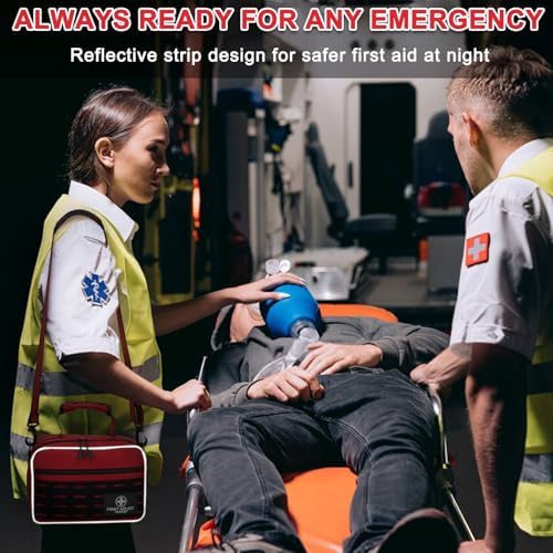 Premium 450 Piece Large First Aid Kit for Home, Car, Businesses