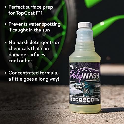 TopCoat PolyWash Concentrated, PH-Neutral Car Wash Soap