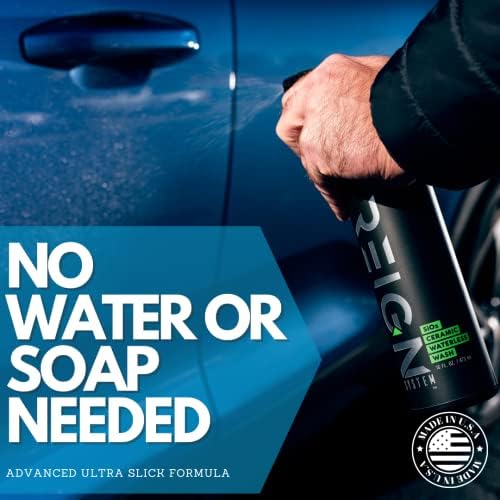 3-in-1 Ceramic Waterless Car Wash Spray with SiO2 Wax, 16 oz