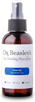 Dr. Beasley's Glass IQ - Cleans & Protects Auto Glass Outside & Inside, Smudge and Water Resistant, Compatible with LCD,