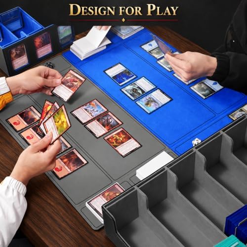 5 Row 3900+ Trading Card Storage Box with Commander Display