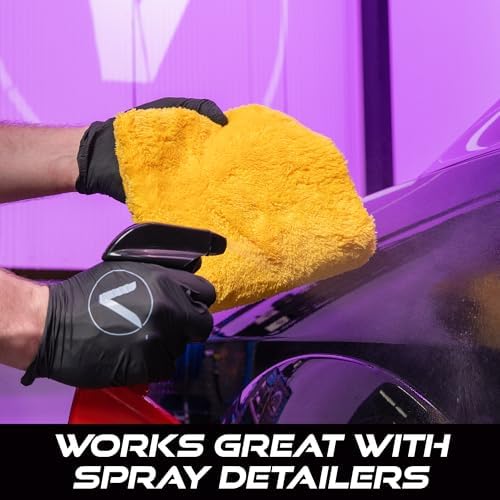 VIKING Plush Microfiber Cleaning Cloth for Cars, 16 x 16 Inch, 6 Pack