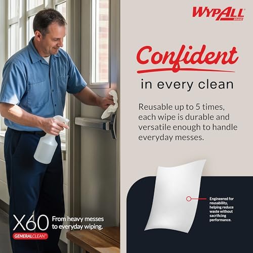 GeneralClean X60 Multi-Task Cleaning Cloths, 236 Towels (54015)