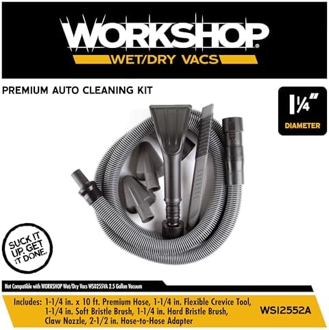 WS12552A 1-1/4-in. Auto Detailing Vac Attachment Kit