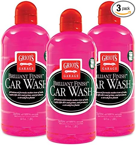 Griot's Garage 10866 Brilliant Finish Car Wash (Pack of 3)