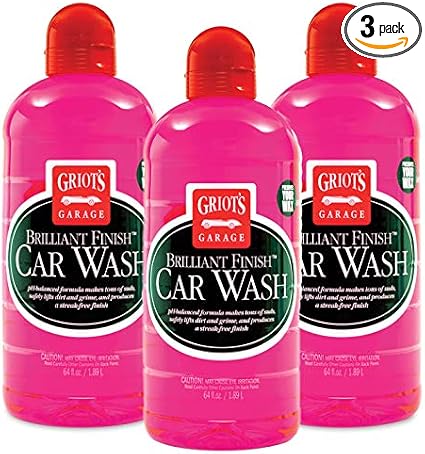 Griot's Garage 10866 Brilliant Finish Car Wash (Pack of 3)