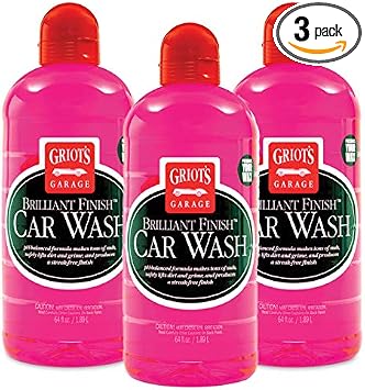 Griot's Garage 10866 Brilliant Finish Car Wash (Pack of 3)