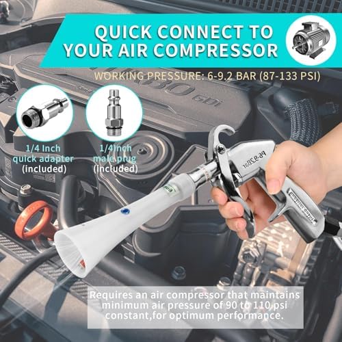 Tornado Car Cleaning Gun Powerful Dry Car Detailing Air Gun Blower