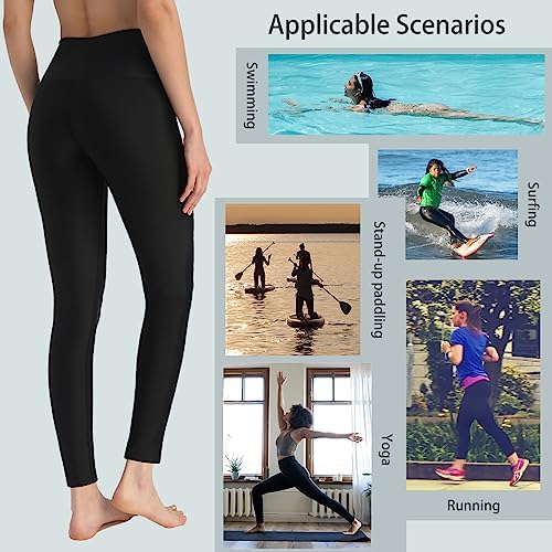 Women's Swim Pants UPF 50+ High Waist Rash Guard Leggings