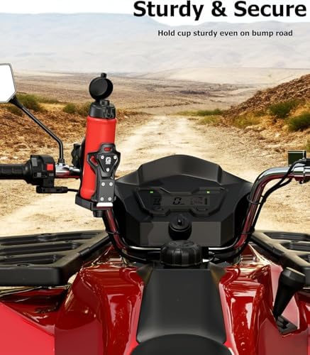 Motorcycle Cup Holder, Anti-Theft Bike Water Bottle Holder