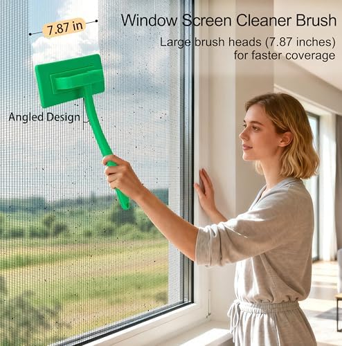 Mesh Screen Cleaner, Detachable Window Screen Cleaning Brush