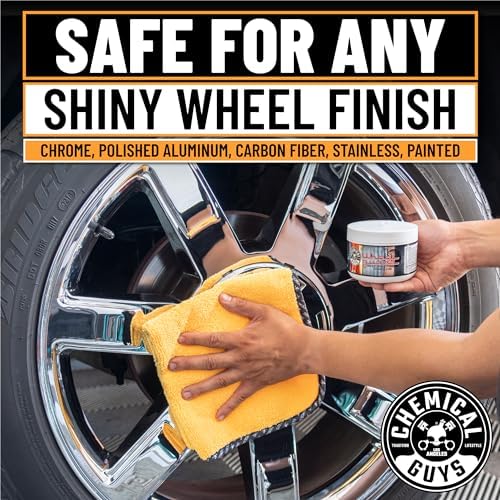 Wheel Guard & Rim Wax for All Wheel Finishes, Carnauba, 8 oz