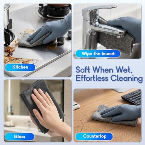 Thickened Magic Cleaning Cloth, 10Pcs Genie Cloth Magic Cloth
