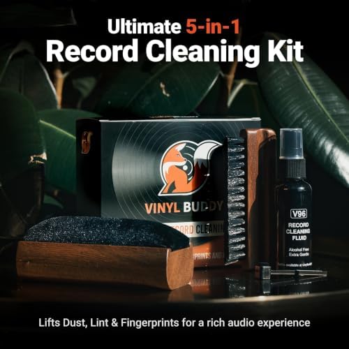 5-in-1 Vinyl Record Cleaning Kit