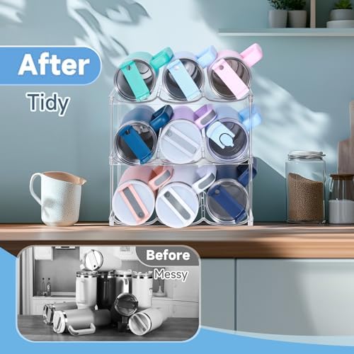 Stackable Water Bottle Organizer for Stanley 40 oz Tumbler