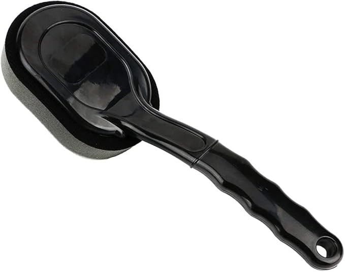 Mikinona 1piece Ergonomic Tire Shine Applicator Brush Rim Stick Sponge for Car Detailing Tire Dressing Sponge Handle