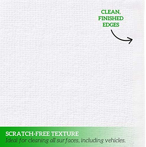 60-Pack Cotton Wash Cloths – 14"x17" Absorbent Cleaning Rags for Housekeeping, Kitchen Towels, Bar Mop Towels, Durable Terry Cloth Rags, Premium Quality Multipurpose Washcloths