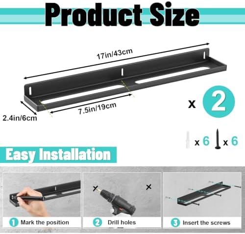2Pcs Metal Spray Bottle Holder Wall Mount Car Detailing Garage Storage Rack