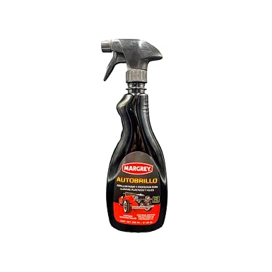 Margrey Auto Shine - Rim Polisher & Protector - Plastic & Rubber - UV Protection - Advanced Formula - Spray Application