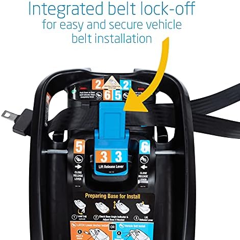 Baby Car Seat Base, Fits Several Maxi Cosi Car Seat Models, Baby Carseat Base for Travel, Black