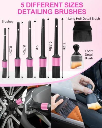 Car Cleaning Kit with Vacuum,Deep Cleaning for Interior Detailing