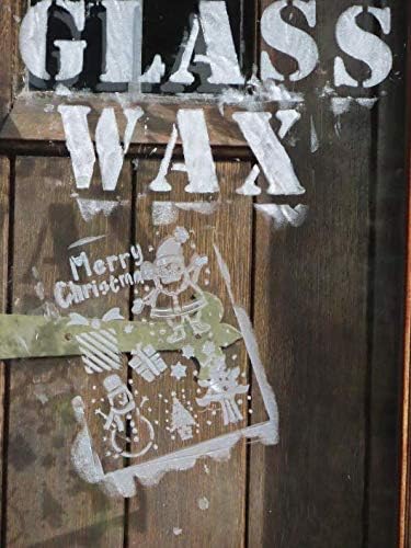 E.J. Wheaton Glass Wax, Polishes and Protects Windows, Mirrors and Metal Surfaces, Dries Chalk White, Easy to Apply and to Remove, Made in USA