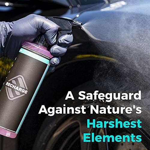 Recharge Ceramic Coating Spray (16oz) | Ultra Hydrophobic Car Detail Spray | Wet or Dry Application | Replaces Wax & Sealants | DIY Protection for Cars, Trucks & SUVs | Up to 6 Months