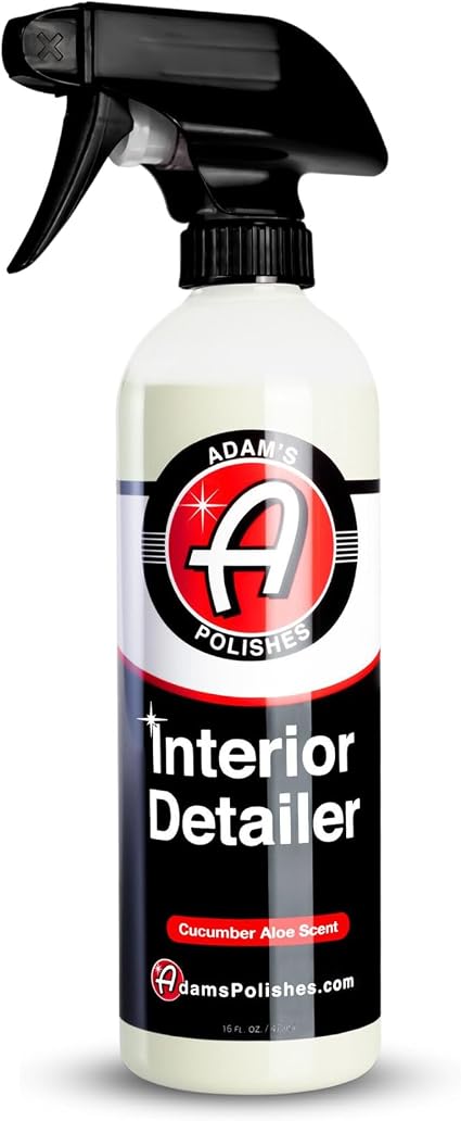 Adam's Polishes Interior Detailer 16 fl. oz (Cucumber Aloe) - Total Car Interior Cleaner, Protectant & Dressing | All Pu